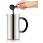 BODUM Tribute Press - Cafetière à piston métallique - 8 tasses (1 l)