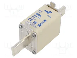 DF ELECTRIC Fusible NH1 en céramique 160A 1kVDC gPV