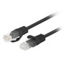 Lanberg Câble Réseau Rigide UTP 6ème Catégorie PCU6-20CC-0200-BK Noir 2 m (Lot de 10)