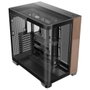 Antec C8 Curve Wood Boitier PC Full Tower ATX - Panneau en verre et bois, USB 3.2 Type C, Noir