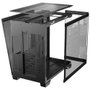Antec C8 Curve Wood Boitier PC Full Tower ATX - Panneau en verre et bois, USB 3.2 Type C, Noir