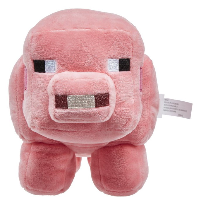 MATTEL Peluche Cochon Minecraft 20 cm