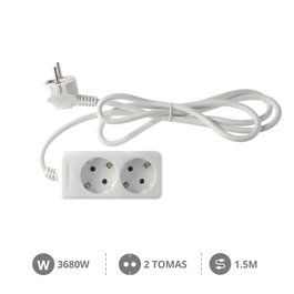 GSC Evolution Base multiple Série Standard 2T 3x1.5mm 1,5M Blanco