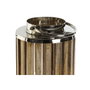 DKD Home Decor Bougeoir Marron Argenté Naturel Verre et Bois de manguier