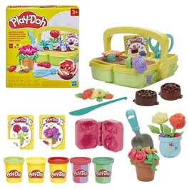 Play-Doh Coffret Mon Jardin de Fleurs - Pâte à Modeler Inspirée du Jardinage et de la Nature - Loisirs Créatifs Enfant - À Partir de 3 Ans