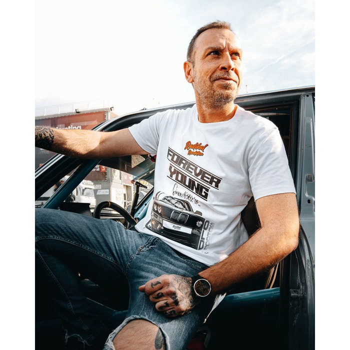 Radikal Revolution T-shirt Forever Young Blanc 2XL Radikal Revolution T-shirt Forever Young Blanc 2XL