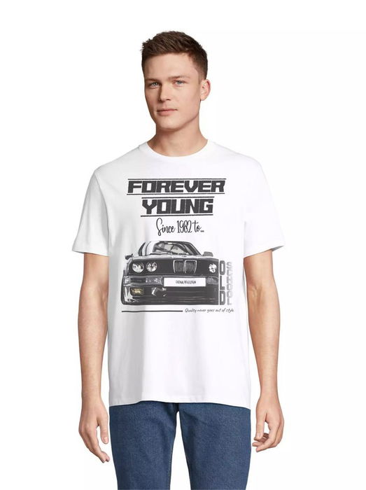 Radikal Revolution T-Shirt Forever Young Blanche Taille 2XL RKE301052XL