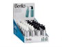 BERILO Lot de 48 distributeurs en aluminium 100 ml avec présentoir