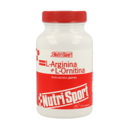 Nutrisport L-Arginine + L-Ornitine 100 capsules de 500mg