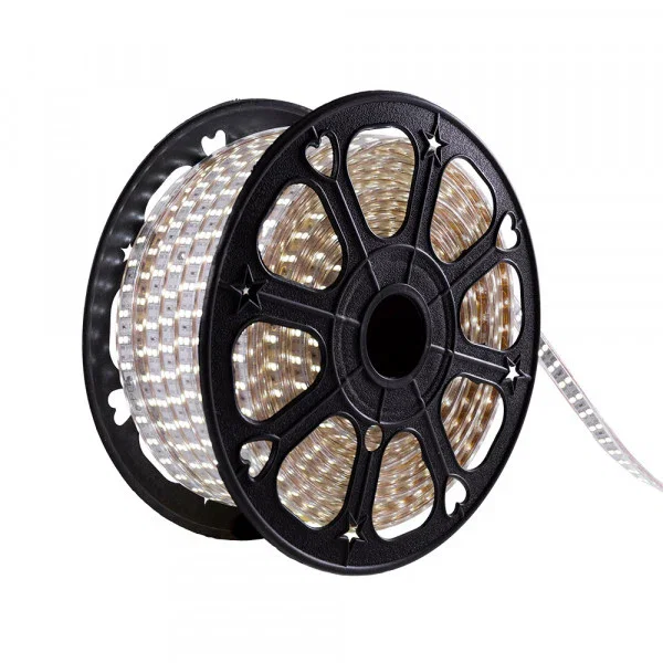 Bande LED 60 LEDs/M 500W 42.000Lm 4200K SMD5050 220VAC IP65 x50M 40.000H [HO-220-60-50M-W]