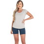 T-shirt à manches courtes femme Ditchil Gris clair Fitness S