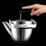 Bodum Théière Columbia à piston en acier inoxydable, 1,5 l, Brillant