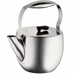 Bodum Théière Columbia à piston en acier inoxydable, 1,5 l, Brillant