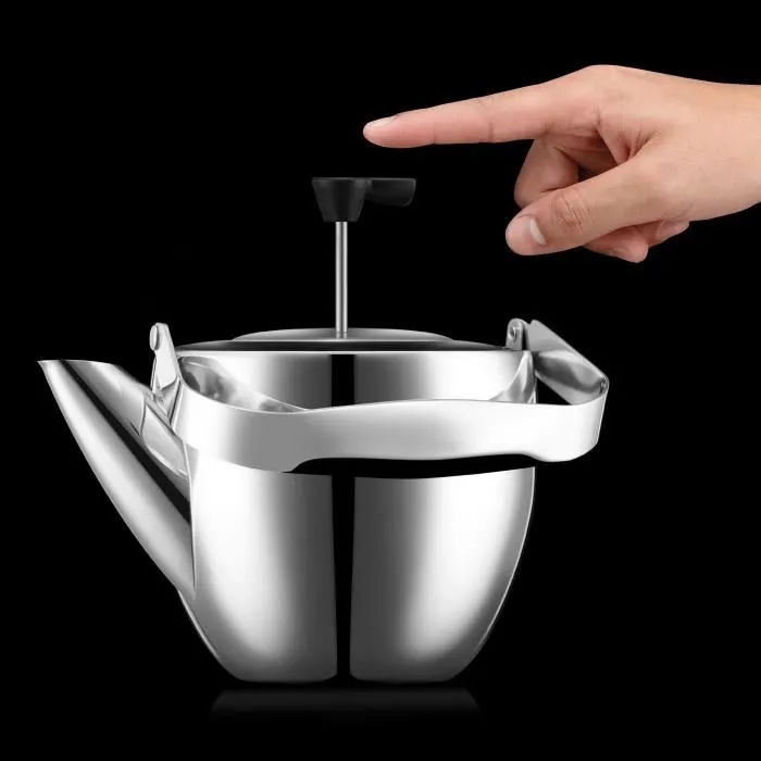 Bodum Columbia - Théière à piston avec filtre inox amovible - 1.5 litre - Brillant - Élégante et pratique pour infusion de thé en vrac