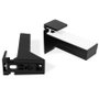 Italiana Ferramenta - Support mural pour étagère modèle Kalabrone - Lot de 2 unités - Fixation pour étagère à poser - Gris, Blanc, Noir