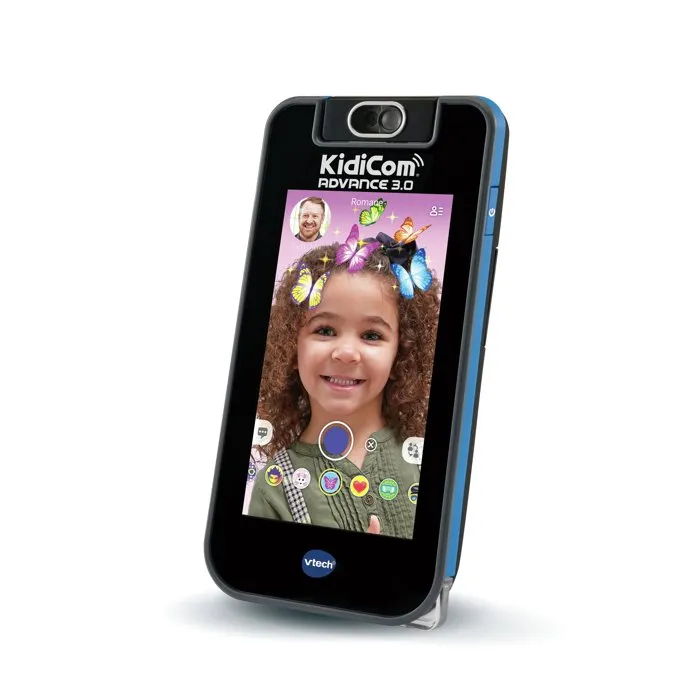 VTECH KidiCom Advance 3.0 - Smartphone pour enfants 6-12 ans - Noir - Rechargeable USB - DAS 0.114 W/kg (tête) VTECH KidiCom Advance 3.0 - Smartphone pour enfants 6-12 ans - Noir - Rechargeable USB - DAS 0.114 W/kg (tête)