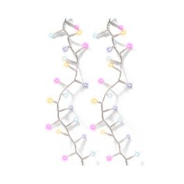 Lumineo Guirlande lumineuse multifonction 16 m, 500 LED multicolor rose