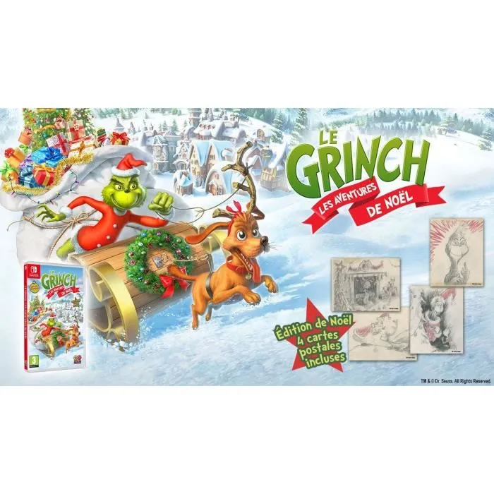 Bandai Namco Entertainment - The Grinch Les Aventures De Noël - Jeu de Plateforme pour Nintendo Switch en Français Bandai Namco Entertainment - The Grinch Les Aventures De Noël - Jeu de Plateforme pour Nintendo Switch en Français