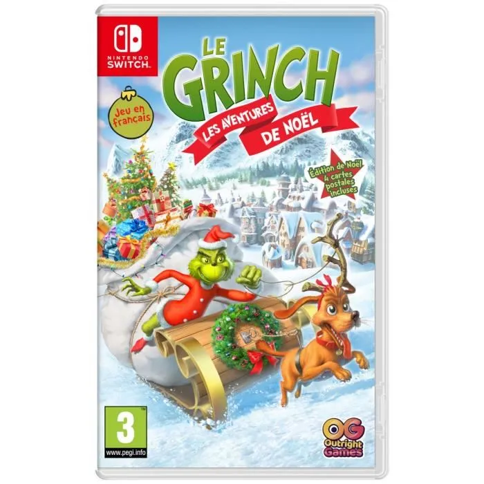 Bandai Namco Entertainment - The Grinch Les Aventures De Noël - Jeu de Plateforme pour Nintendo Switch en Français Bandai Namco Entertainment - The Grinch Les Aventures De Noël - Jeu de Plateforme pour Nintendo Switch en Français