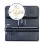 Edm Aplique solaire LED 12W 1600lm 6500K avec capteur de mouvement IP54 batterie lithium 3.7V 4400mAh