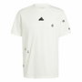 T-shirt à manches courtes homme Adidas Bl Sj Q1 Blanc