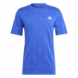 T-shirt à manches courtes homme Adidas Essentials Monogram Bleu