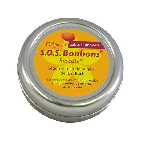 NATURES PLUS SOS Flores de Bach bonbons caramelos lata 50gr.
