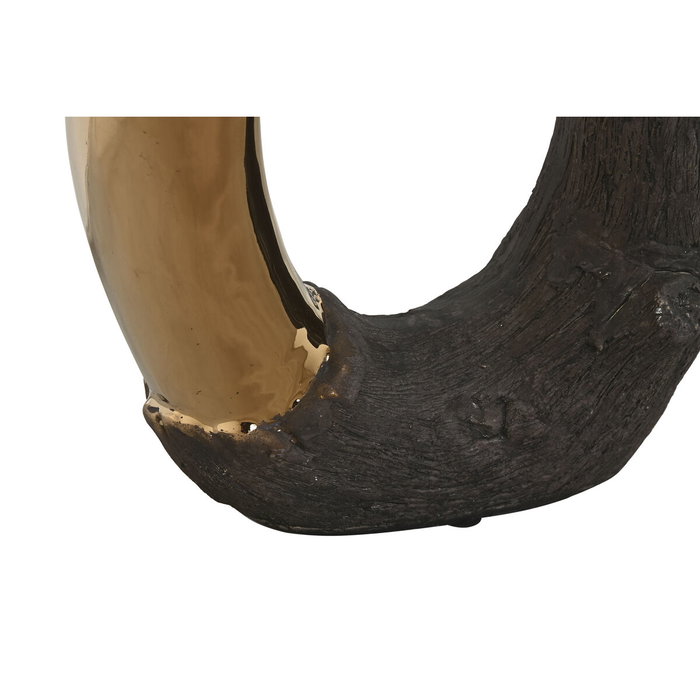 Vase Home ESPRIT Marron Doré Grès Moderne 20 x 8 x 31 cm Vase Home ESPRIT Marron Doré Grès Moderne 20 x 8 x 31 cm