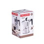 Pedrini Cafetière Italienne en Aluminium Poli pour 3 Tasses, Noir Argenté - Modèle 9083-3