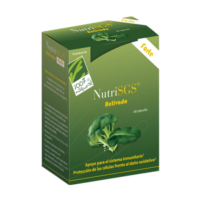 100% Natural Nutrisgs Activado Forte 60 capsules