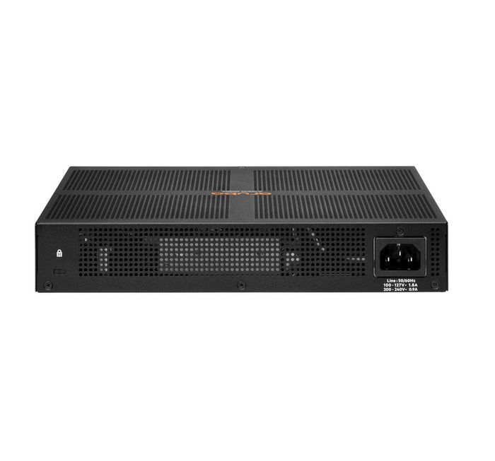 Hewlett Packard Enterprise Commutateur réseau Aruba CX 6000 12 ports Gigabit PoE+ avec 2 ports SFP, 139 W, pour PME et filiales