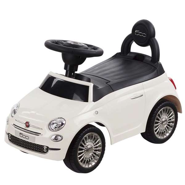 Ociotrends Correpasillos Voiture Porteur Fiat 500 Blanc 61x38.30x28 cm - Avec Sons et Lumières, pour Enfants de 12 Mois à 3 Ans Ociotrends Correpasillos Voiture Porteur Fiat 500 Blanc 61x38.30x28 cm - Avec Sons et Lumières, pour Enfants de 12 Mois à 3 Ans
