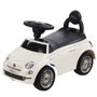 Ociotrends Correpasillos Voiture Porteur Fiat 500 Blanc 61x38.30x28 cm - Avec Sons et Lumières, pour Enfants de 12 Mois à 3 Ans