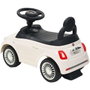 Ociotrends Correpasillos Voiture Porteur Fiat 500 Blanc 61x38.30x28 cm - Avec Sons et Lumières, pour Enfants de 12 Mois à 3 Ans