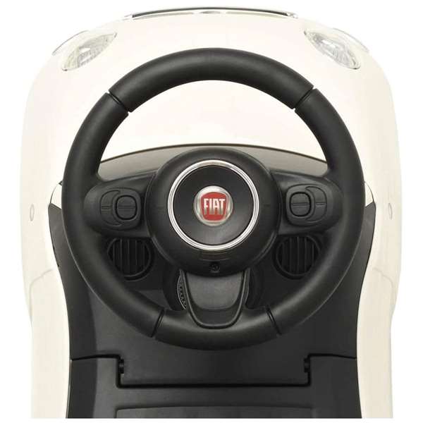 Ociotrends Correpasillos Voiture Porteur Fiat 500 Blanc 61x38.30x28 cm - Avec Sons et Lumières, pour Enfants de 12 Mois à 3 Ans Ociotrends Correpasillos Voiture Porteur Fiat 500 Blanc 61x38.30x28 cm - Avec Sons et Lumières, pour Enfants de 12 Mois à 3 Ans
