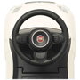 Ociotrends Correpasillos Voiture Porteur Fiat 500 Blanc 61x38.30x28 cm - Avec Sons et Lumières, pour Enfants de 12 Mois à 3 Ans