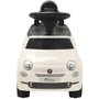 Ociotrends Correpasillos Voiture Porteur Fiat 500 Blanc 61x38.30x28 cm - Avec Sons et Lumières, pour Enfants de 12 Mois à 3 Ans