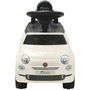 Tricycle RIDE ON CAR FIAT 500 WHITE Blanc