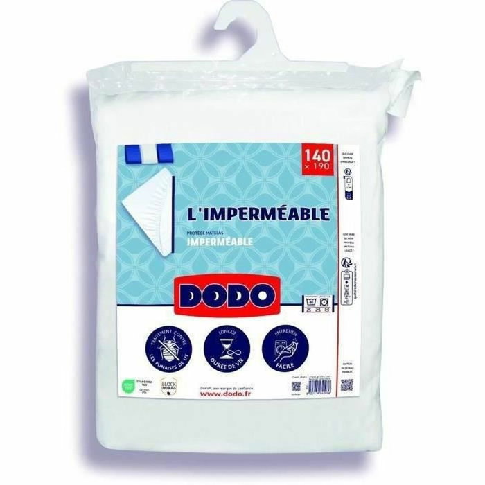 Dodo Protège-matelas Imperméable Anti-Punaises de Lit 140 x 190 cm