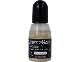 Tsukineko Versamark Recharge d'encre Champagne Effet Duotone 15ml