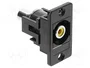 DELOCK Connecteur RCA Keystone noir