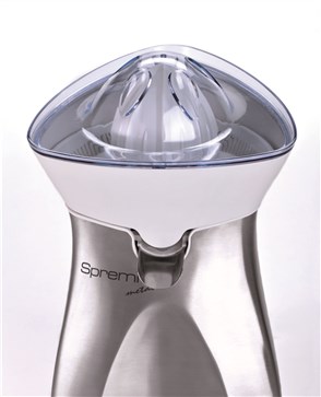 Ariete 407 Exprimeur Spremî métallique 60 W - Conique double avec pic anti-goutte pour oranges, pamplemousses, citrons
