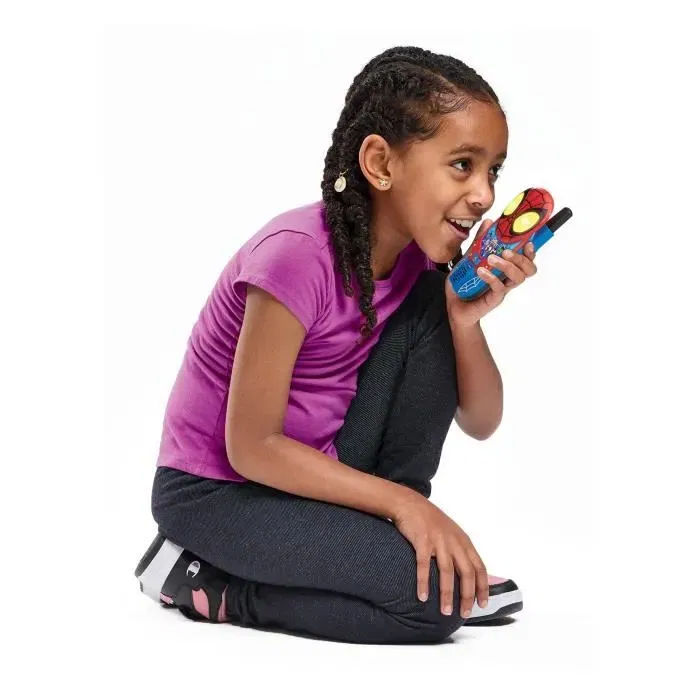 VTECH - Talkies-Walkies Interactifs SPIDEY pour Enfants 3-7 ans, Portée 200 m, Multicolore, Langue Française - Jouet Éducatif