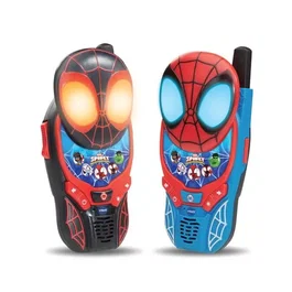 VTECH - Talkies-Walkies Interactifs SPIDEY pour Enfants 3-7 ans, Portée 200 m, Multicolore, Langue Française - Jouet Éducatif
