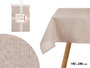 Kinvara Nappe en Polyester Gris Clair 140x240 cm (Set de 12)