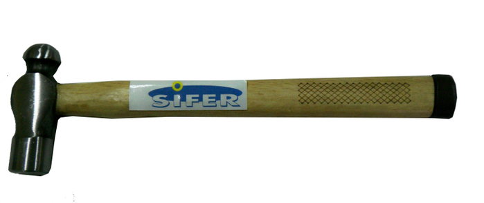 SIFER Marteau à panne fendue avec manche en bois 340 g SIFER Marteau à panne fendue avec manche en bois 340 g