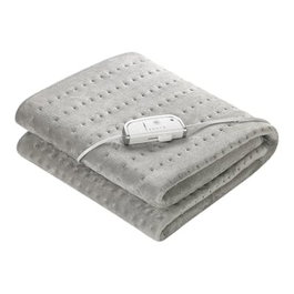 MEDISANA Calientacamas Hu 6 - Couverture chauffante polaire lavable 4 niveaux, 180 x 80 cm