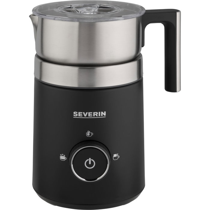 Severin Spuma 500 SM 3585 Mousseur à lait en acier inoxydable noir