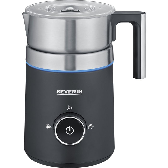 Severin Spuma 500 SM 3585 Mousseur à lait en acier inoxydable noir