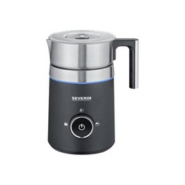 Severin SM 3585 Spuma 500 Mousseur à Lait à Induction 500 W, Acier Inoxydable, Noir